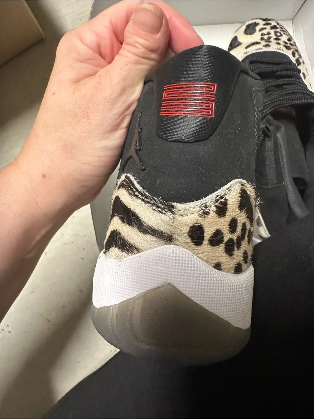 Nike Women's Black and White Checkered Sneakers